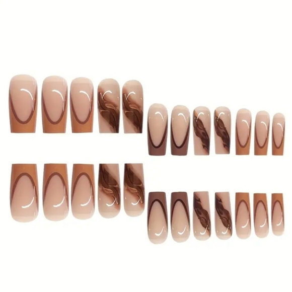 24 Pieces Fake Press On Nails - Picture 2 of 5